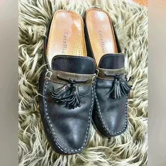 Cole Haan Square Toed Mules Size 9 - Picture 1 of 10